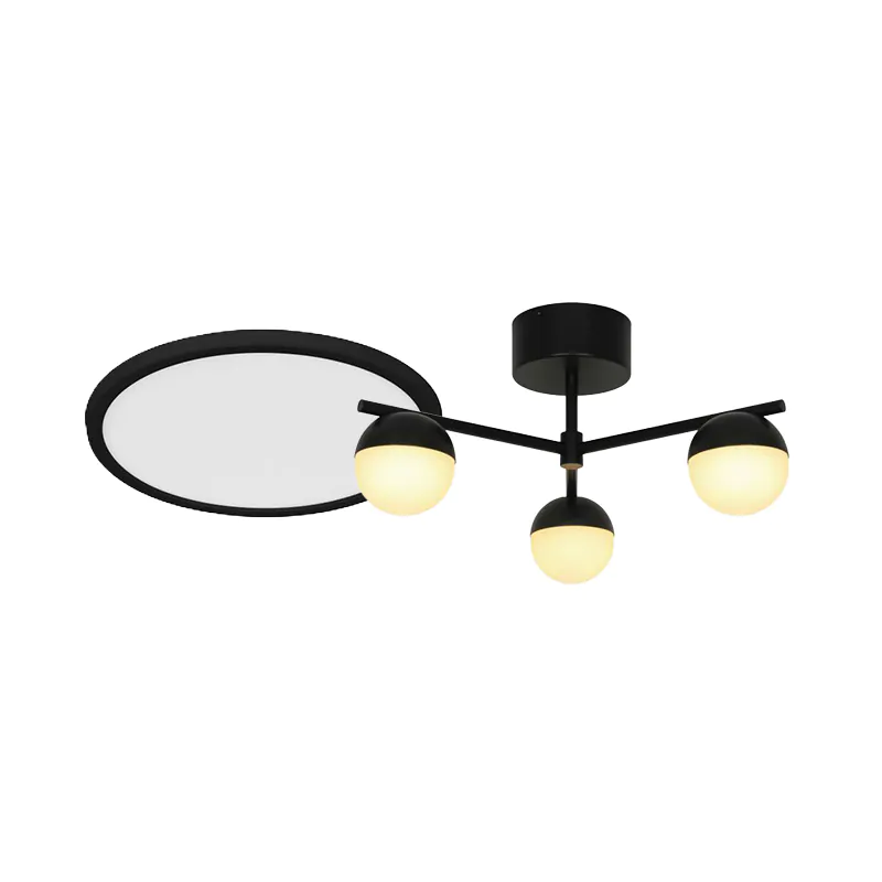 Svarta Taklampor