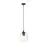 Emibig Pendellampa Istar Stål Svart | Passande för 1x E27 - Max 10W