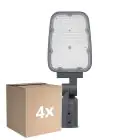 Flerpack 4x Ledvance LED gatubelysning Area Value Liten SPD Aluminium Grå 30W 3900lm 160x58D - 730 Varm Vit | IP66 - Symmetrisk